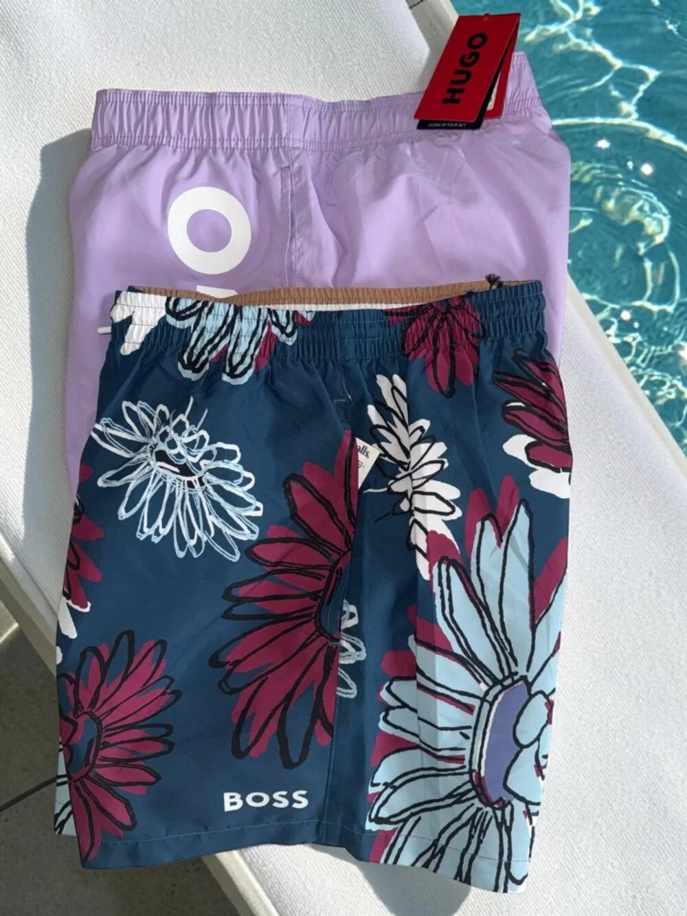 Two Large HUGO Boss SwimSuits